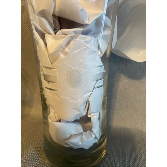 Set Of 7 Vintage Retro 10‎ Oz Etched Glassses - Picture 4 of 6